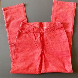 Ships Ladies Vintage Red Denim Pants